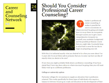 Tablet Screenshot of careerandcounseling.org
